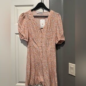 Sophie Rue Blush Floral Mini Dress